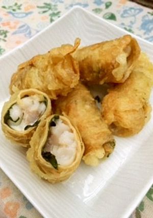 とろ～りサクサク◎白身魚の湯葉巻き揚げ-レシピのメイン写真