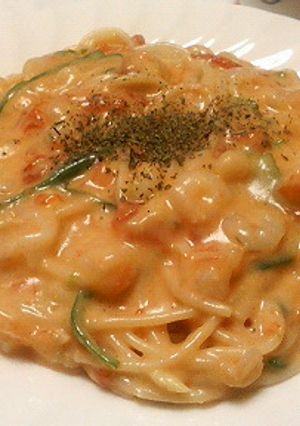 小海老のトマトクリームパスタ-レシピのメイン写真