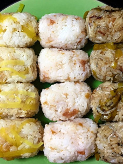 和歌山名物 めはり寿司の中身3種-レシピのメイン写真