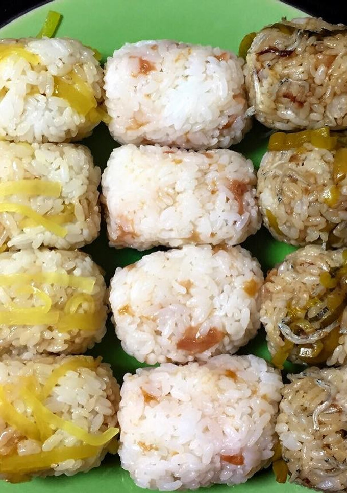 和歌山名物　めはり寿司の中身３種-レシピのメイン写真