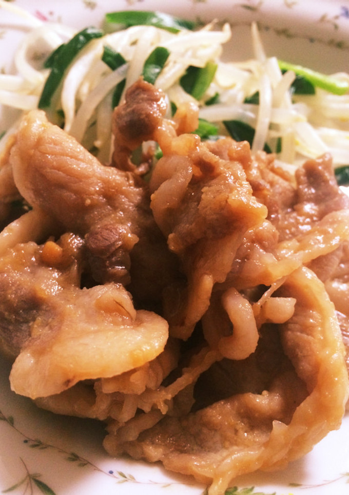 豚肉のみそしょうが焼き-レシピのメイン写真