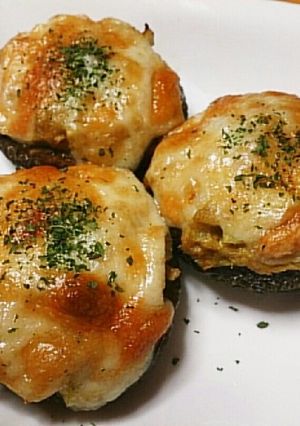 しいたけのツナチーズ焼き♪カレー風味-レシピのメイン写真