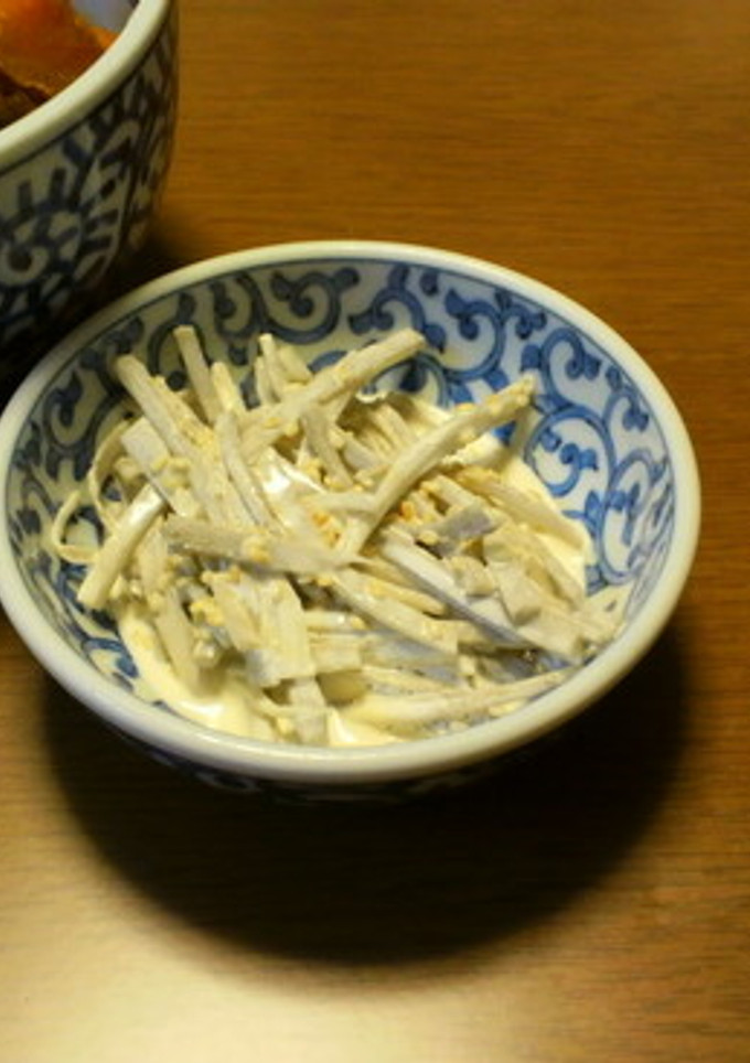 超簡単♪ごぼうサラダ和風だしマヨ味-レシピのメイン写真