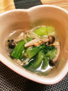 青梗菜とあさりの中華風あんかけ-レシピのメイン写真