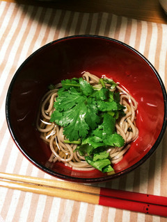 パクチー好きのため蕎麦-レシピのメイン写真