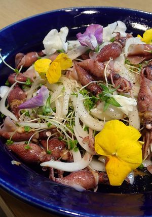 ほたるイカと新玉ねぎのエディフルサラダ-レシピのメイン写真