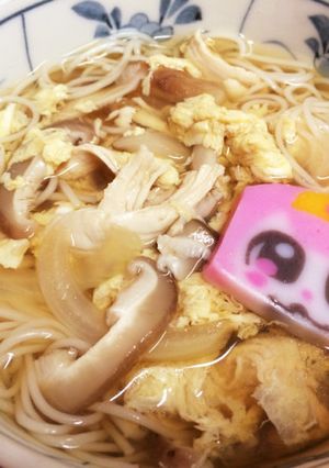 やさしい味のにゅうめん 夜食にも！-レシピのメイン写真