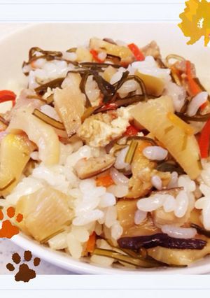 簡単♡旬のタケノコで美味しい混ぜご飯☆-レシピのメイン写真