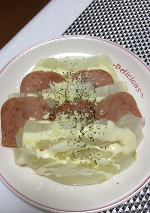 白菜とスパムのミルフィーユサラダ-レシピのメイン写真