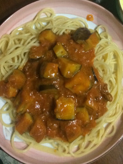ミートソースパスタ-レシピのメイン写真
