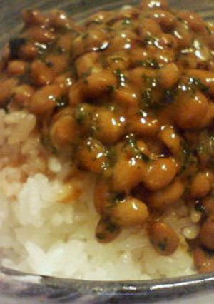 バタなっとご飯＠大葉にんにく醤油-レシピのメイン写真