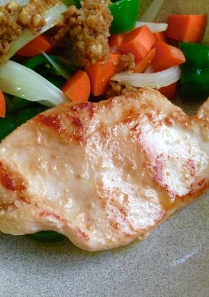 胸肉やわやわ♡しっとり味噌漬け焼き-レシピのメイン写真