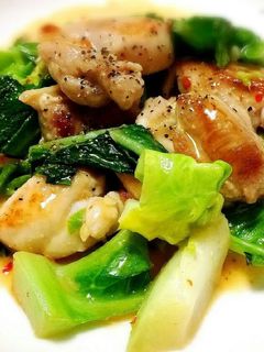 春キャベツと鶏肉スイートチリソース炒め-レシピのメイン写真
