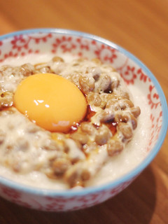 しあわせ~♪ふわふわ納豆卵かけごはん-レシピのメイン写真