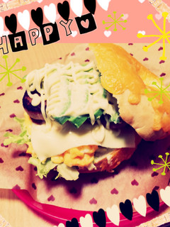 おうちカフェ♡アボカドスパムサンド♡-レシピのメイン写真