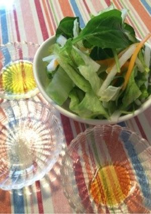 超簡単！サラダのドレッシング-レシピのメイン写真