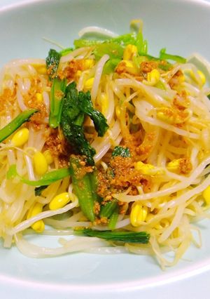 豆もやしの胡麻酢ドレッシング-レシピのメイン写真