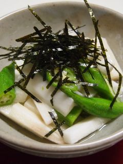 オクラと長芋の酢の物-レシピのメイン写真