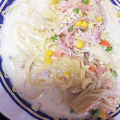 ミルクパスタ♡-レシピのメイン写真
