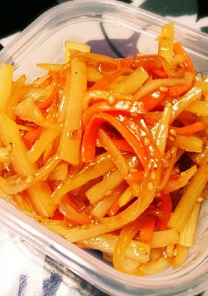 【常備菜】じゃかいもと人参のきんぴら-レシピのメイン写真