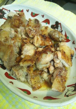 ビールがすすむ！一鶴風モモ焼き♪-レシピのメイン写真
