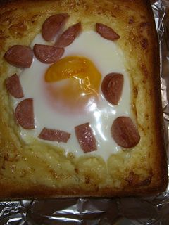 目玉焼きトースト-レシピのメイン写真