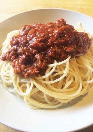 コストコのプルコギをリメイクミートソース-レシピのメイン写真