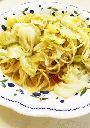 ゴライト流！！春キャベツパスタ-レシピのメイン写真
