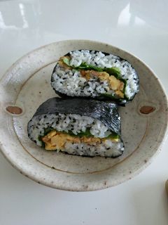 たまご納豆のおにぎらず-レシピのメイン写真