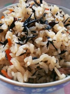 ひじきの煮物で♪炊き込みご飯*-レシピのメイン写真