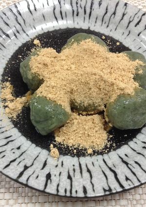 絹ごし豆腐だけでできちゃうよもぎ豆腐団子-レシピのメイン写真