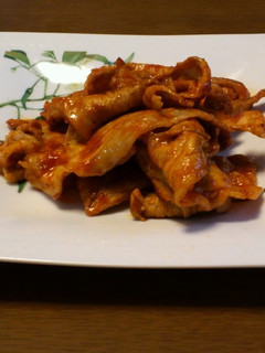 調理時間10分未満♪豚肉のケチャップ炒め-レシピのメイン写真