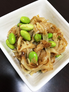 切り干し大根と枝豆の麺つゆオカカ和え-レシピのメイン写真