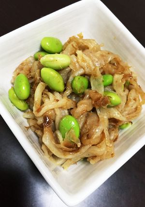 切り干し大根と枝豆の麺つゆオカカ和え-レシピのメイン写真