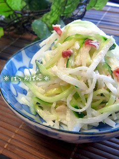 大根と胡瓜の塩りんごマヨサラダ✿-レシピのメイン写真