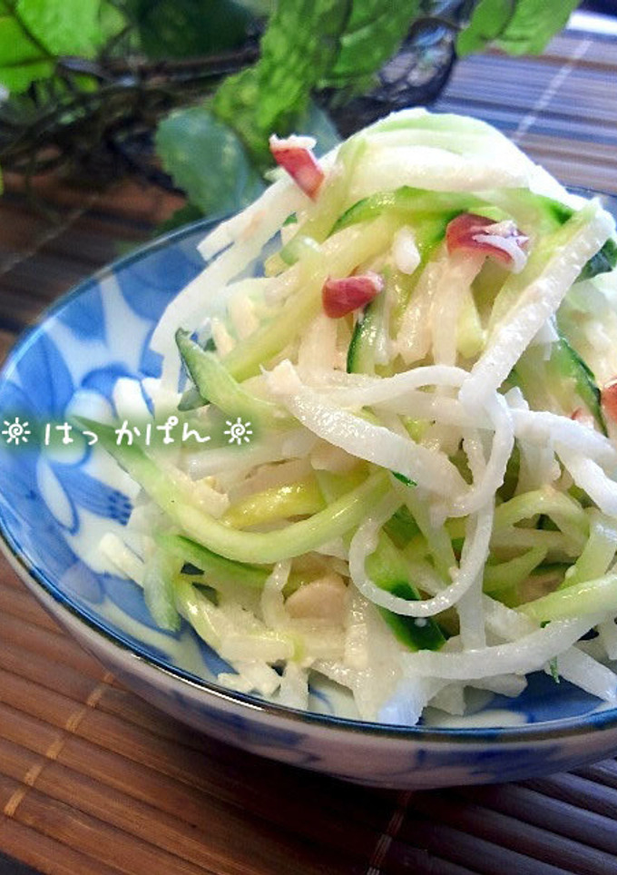 大根と胡瓜の塩りんごマヨサラダ✿-レシピのメイン写真