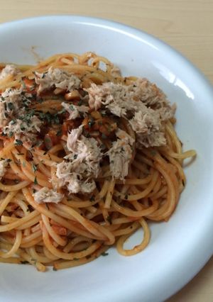 ピリ辛イタリアントマトパスタ-レシピのメイン写真