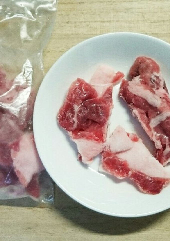 お弁当用に豚こま冷凍術♪-レシピのメイン写真