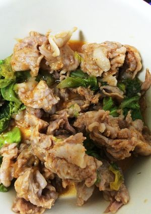 豚肉とキャベツピリ辛蒸し-レシピのメイン写真