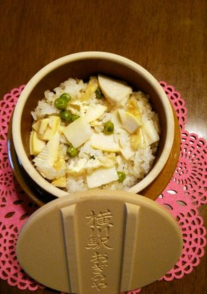 炊飯器簡単！プチッと鍋で釜飯！？筍ご飯♪-レシピのメイン写真