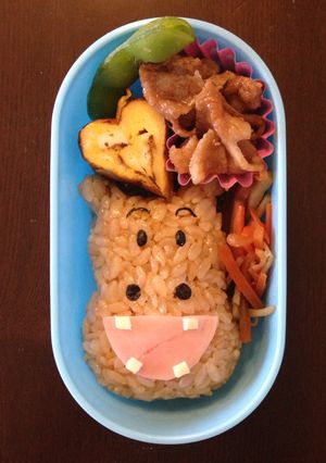【キャラ弁】アンパンマンのかばおくん-レシピのメイン写真