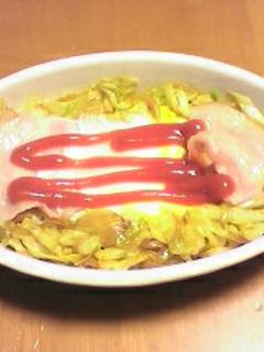 ☆キャベツで囲む♪すごもり風たまご-レシピのメイン写真