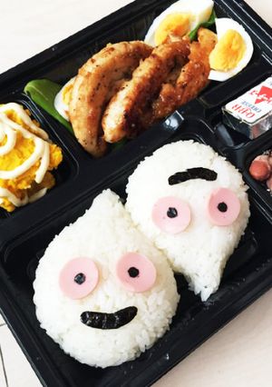 キャラ弁★彡スライムにぎり-レシピのメイン写真
