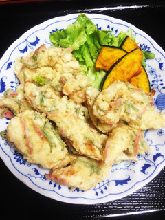 ササミで♪紅生姜と大葉の彩り鶏天-レシピのメイン写真