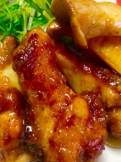 手羽元とエリンギの照り焼き-レシピのメイン写真