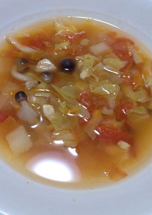 ダイエットに簡単野菜スープ-レシピのメイン写真