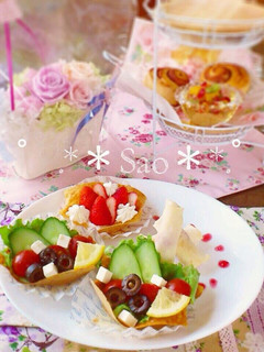 余り物でカップサラダ&デザート★-レシピのメイン写真