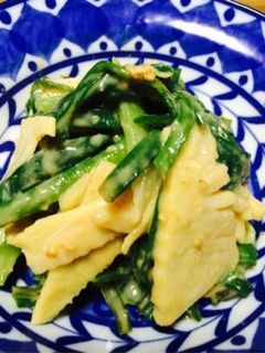 簡単☆筍とわけぎのぬた☆-レシピのメイン写真