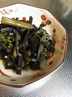 春に美味しいわらびの煮物-レシピのメイン写真