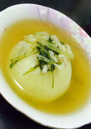 簡単！押し麦入り玉ねぎデトックススープ！-レシピのメイン写真